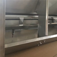 Cargar imagen en el visor de la galería, COMEDERO HUMEDO TIPO TOLVA BILATERAL DE 6 BOCAS DE 120 KG