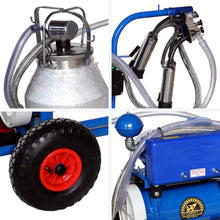 Cargar imagen en el visor de la galería, MÁQUINA DE ORDEÑO PORTÁTIL ELÉCTRICO (1 unidad de ordeño + 1 recipiente)