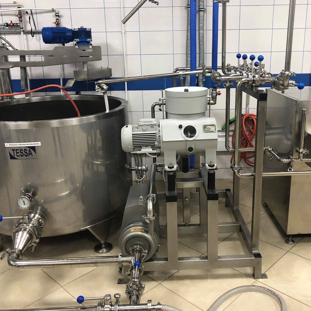 Linea de procesamiento completo para produccion/envasado de derivados lacteos de 200 a 1,000 L/