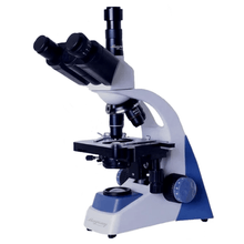 Cargar imagen en el visor de la galería, Equipo de microscopia con trióculo adicional para receptor digital, rango de 40x a 1000x.
